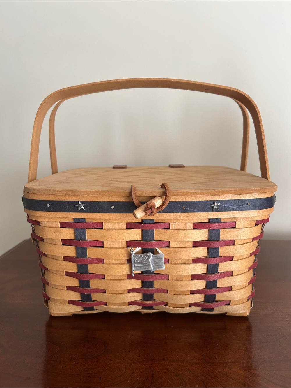 Longaberger Proudly American picnic basket bundle